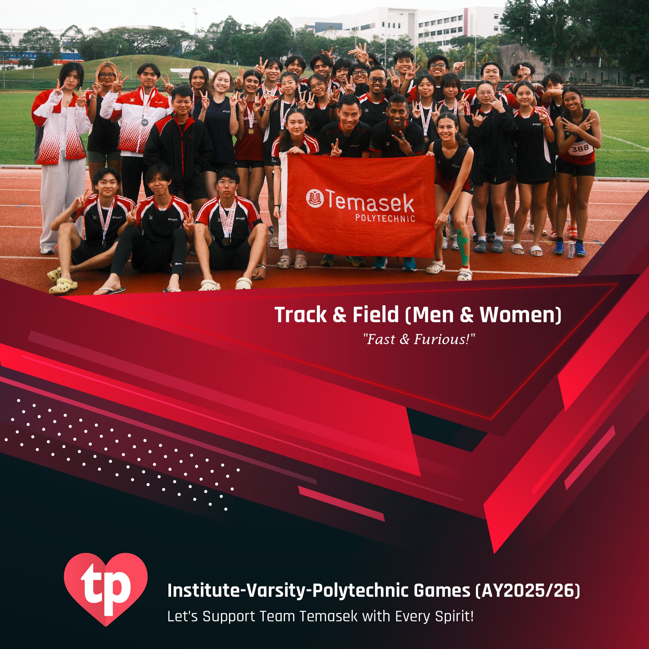 Image of TP Track & Field (Men & Women) teams for IVP Games